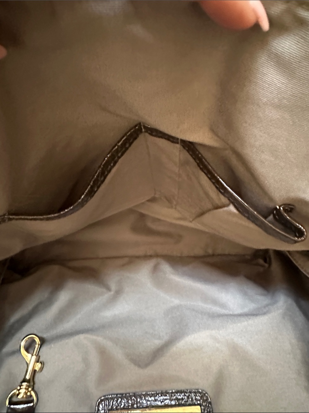 Goldenbleu Made in Italy Vintage Dark Brown Patent Leather Gold Stars Satchel - Picture 12 of 14